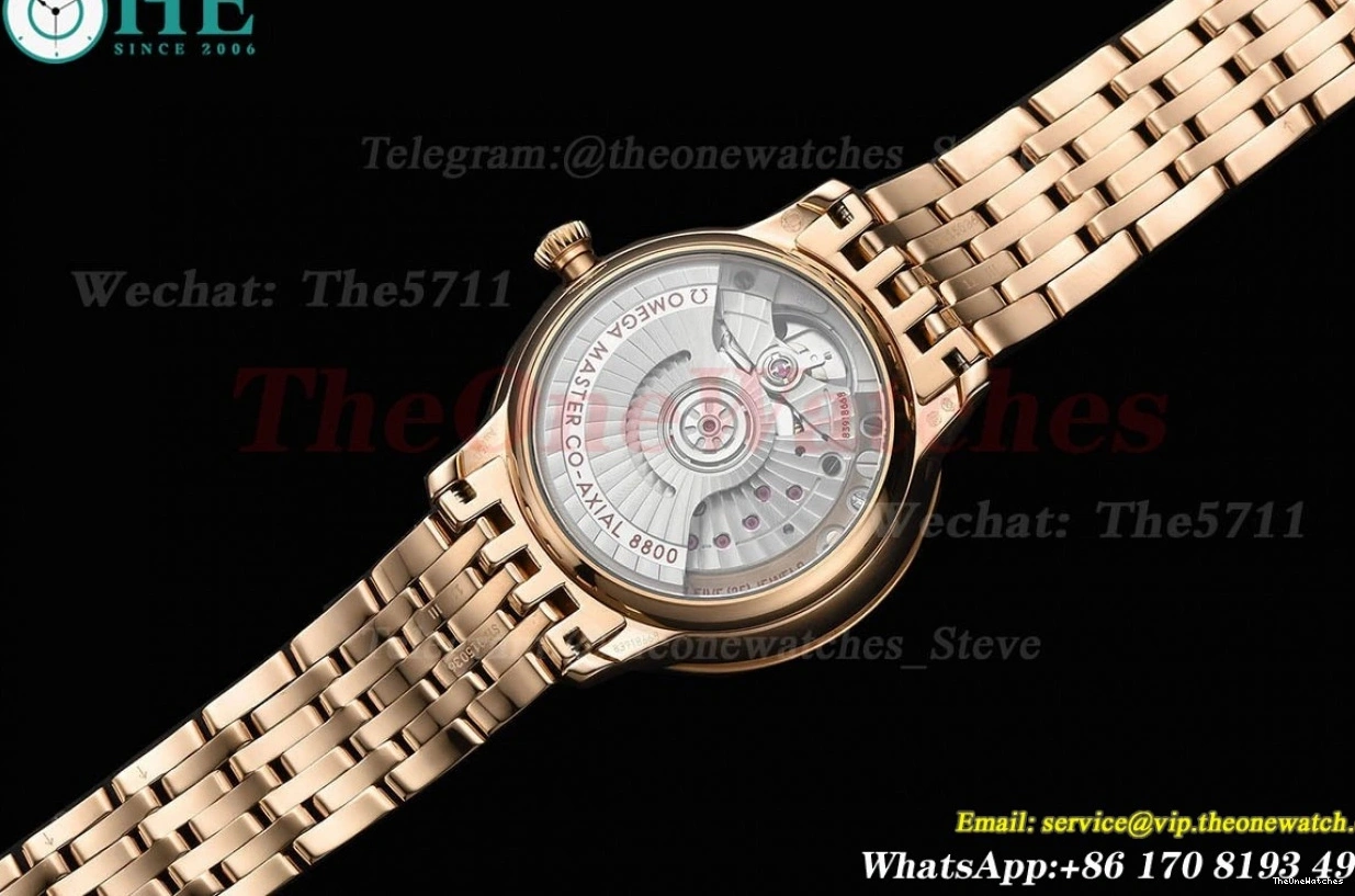 De A8800 RG Prestige Dial Ladies VSF Ville Dia 34mm Brown RG 0108